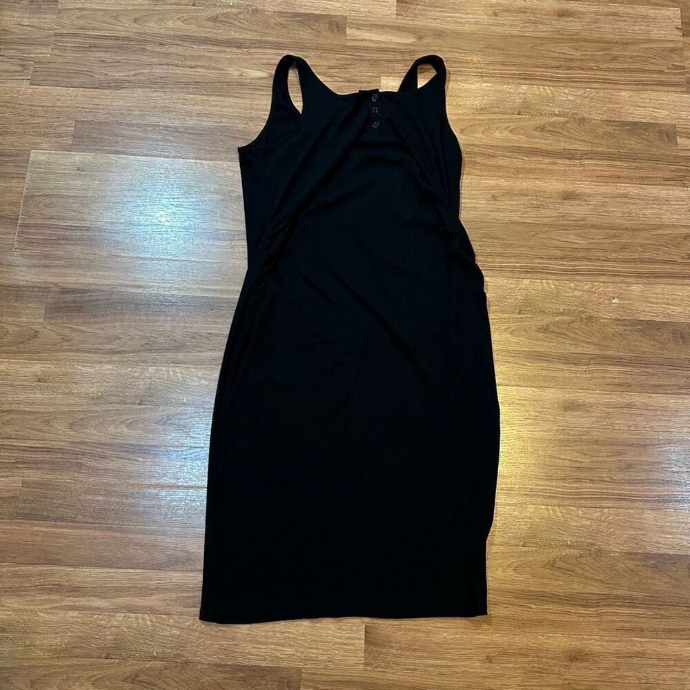 Heart & Hips Maternity Tank Top Dress Black | Women Maternity Size XL